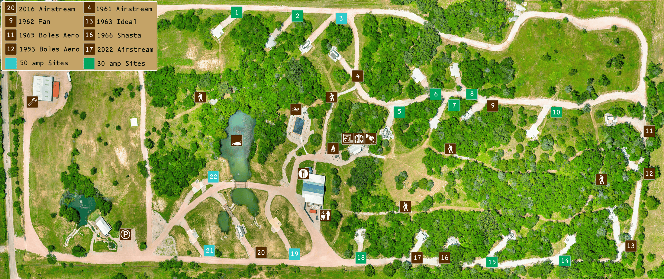 The Range Resort map